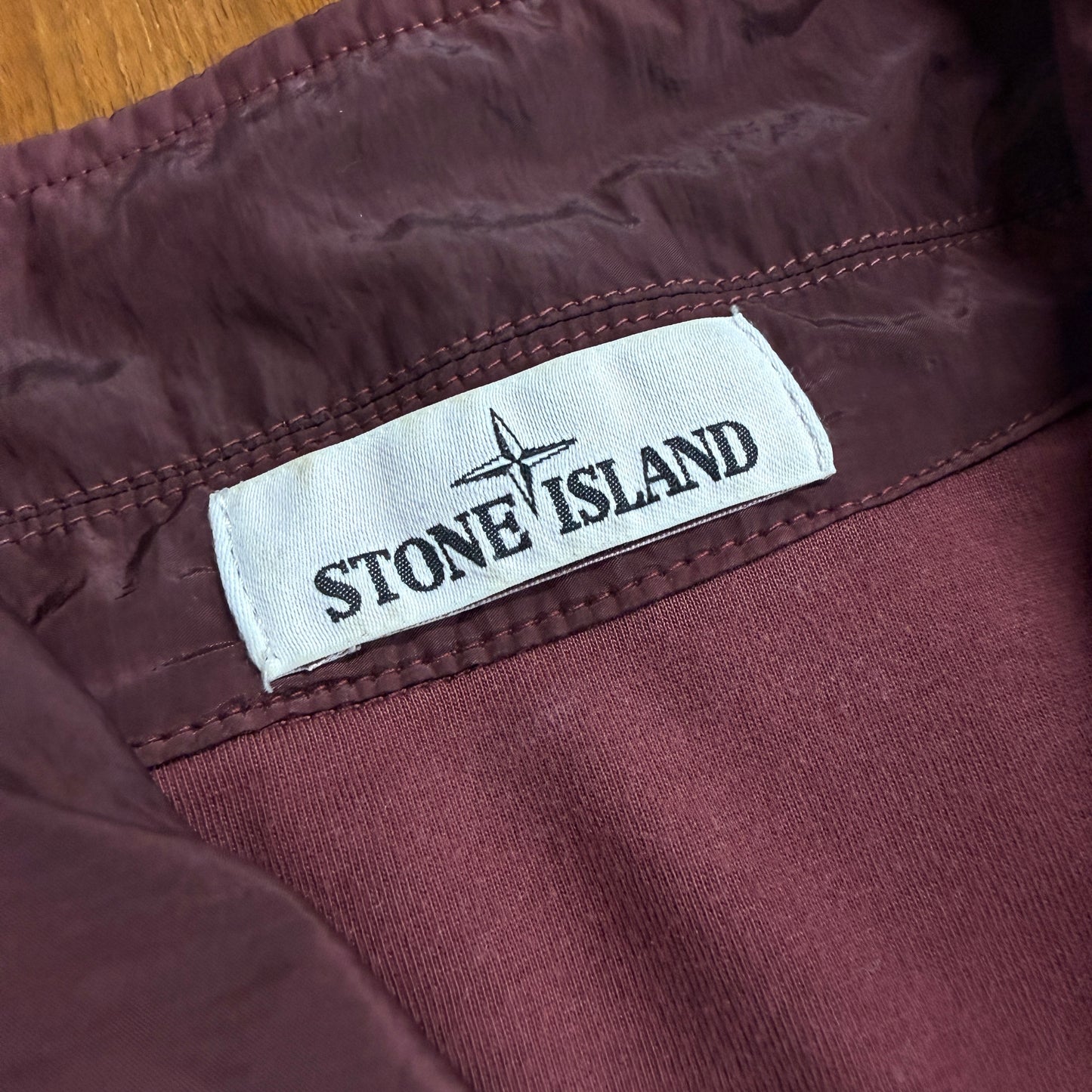 Stone Island Nylon Metal Overshirt - Burgundy