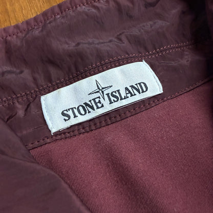 Stone Island Nylon Metal Overshirt - Burgundy