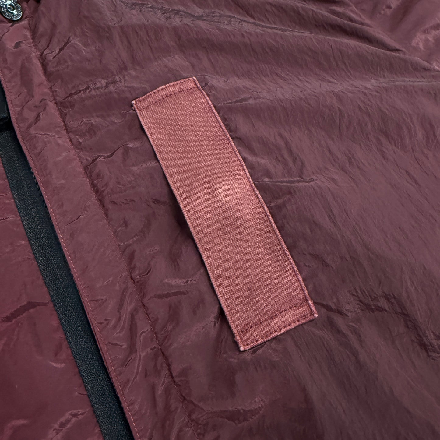 Stone Island Nylon Metal Overshirt - Burgundy