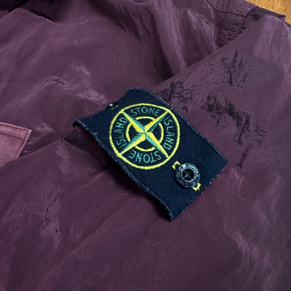 Stone Island Nylon Metal Overshirt - Burgundy