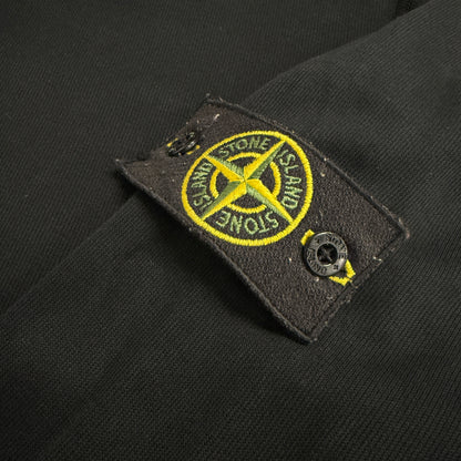 Stone Island Cotton Quarter Zip - Black