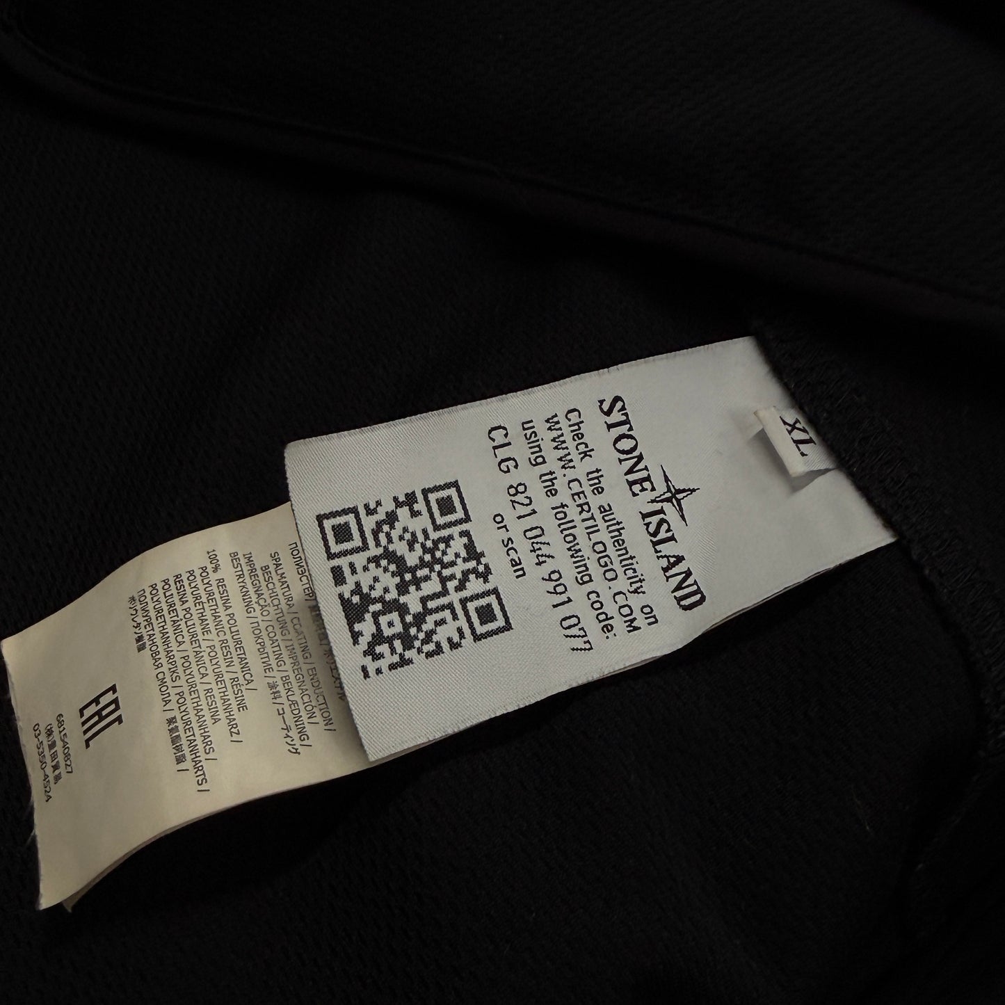 Stone Island Light Soft Shell Jacket - Black