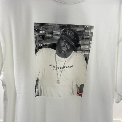Supreme x Jordan Biggie Smalls T-Shirt 'White'