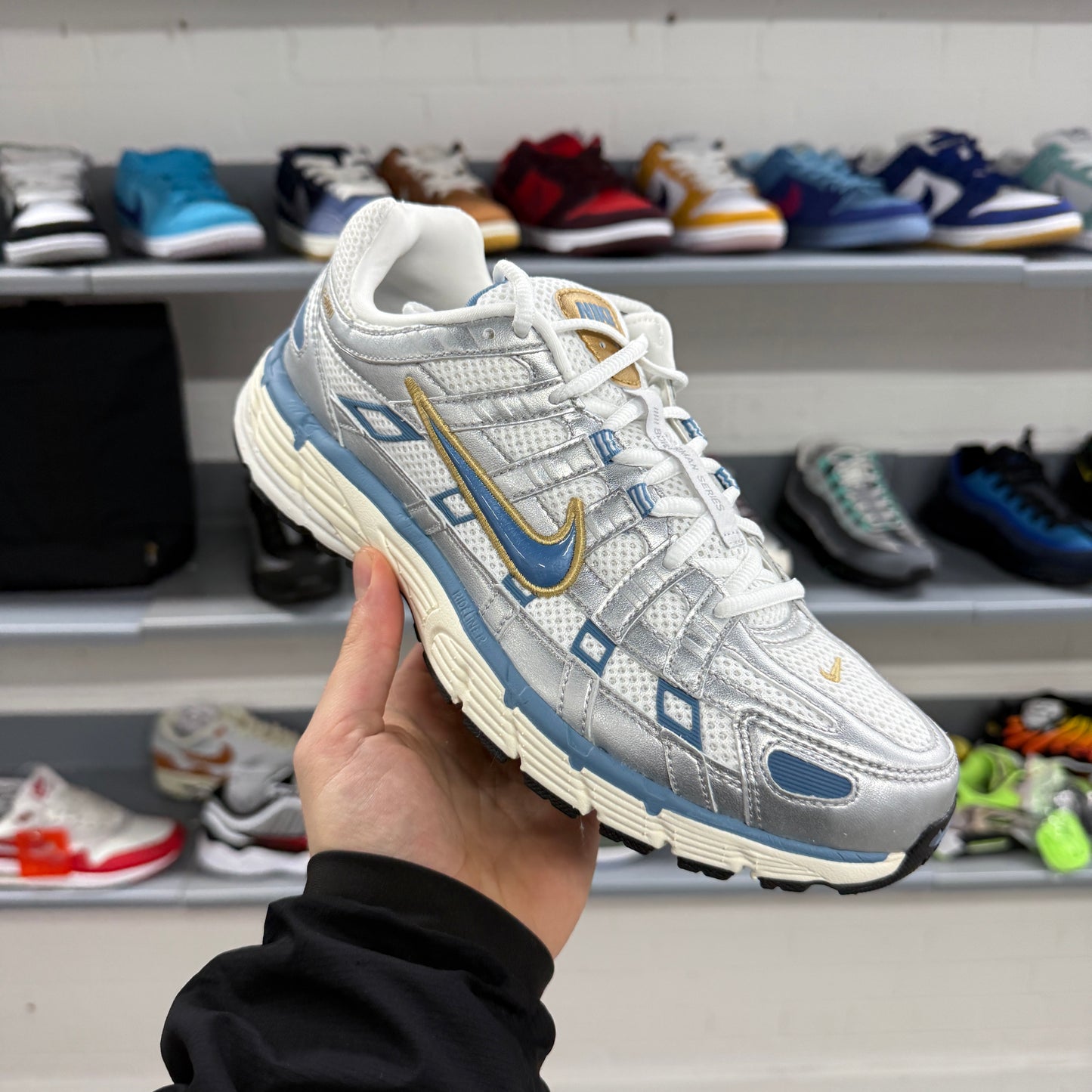 Nike P-6000 Metallic Silver Aegean Storm