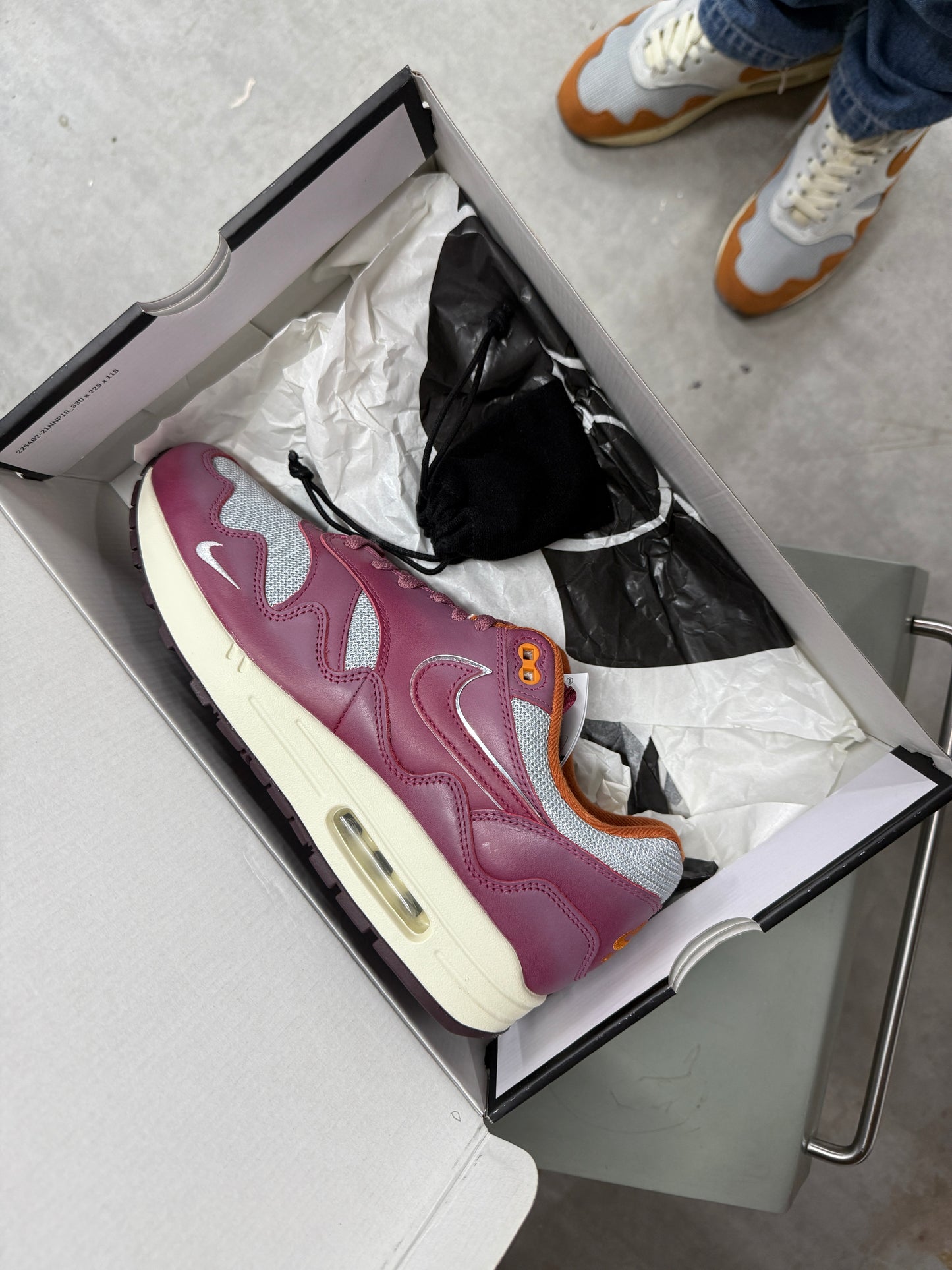 Nike x Patta Air Max 1 'Maroon'