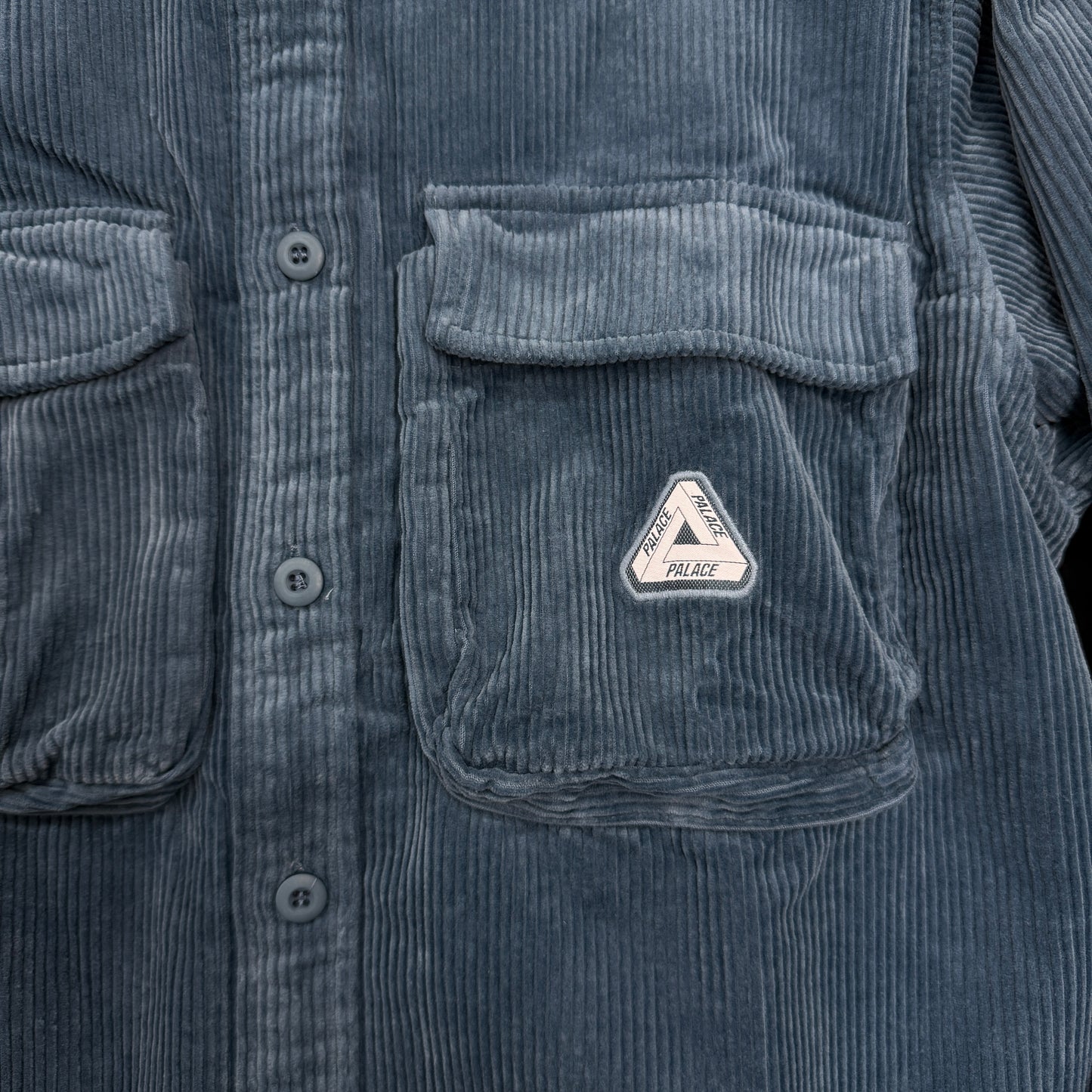 Palace Cargo Cord Shirt 'Blue'