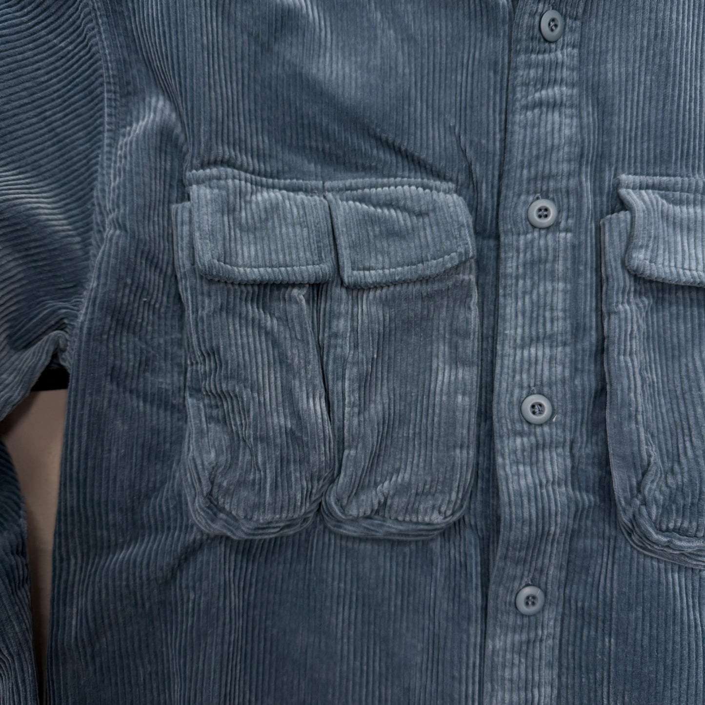 Palace Cargo Cord Shirt 'Blue'