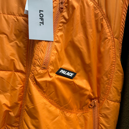 Palace Reversible Vest Hood 'Green and Orange'