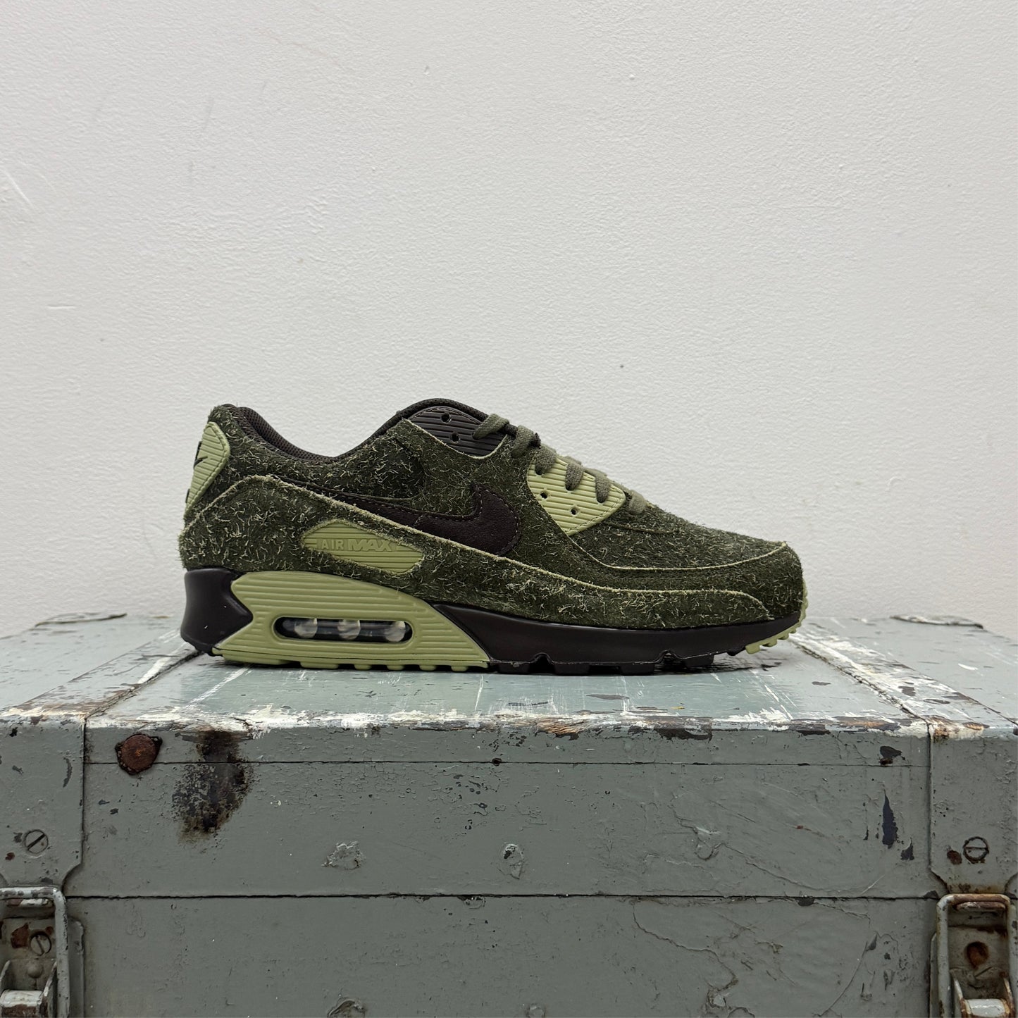 Nike Air Max 90 Premium 'Skunk Khaki Green'