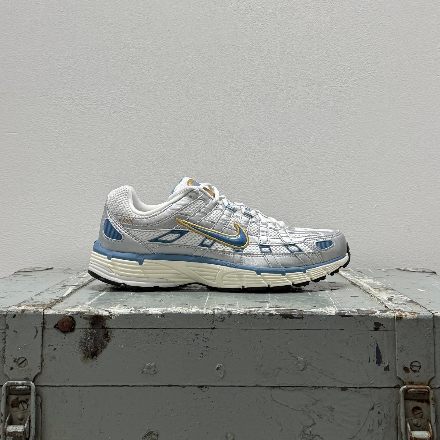 Nike P-6000 Metallic Silver Aegean Storm