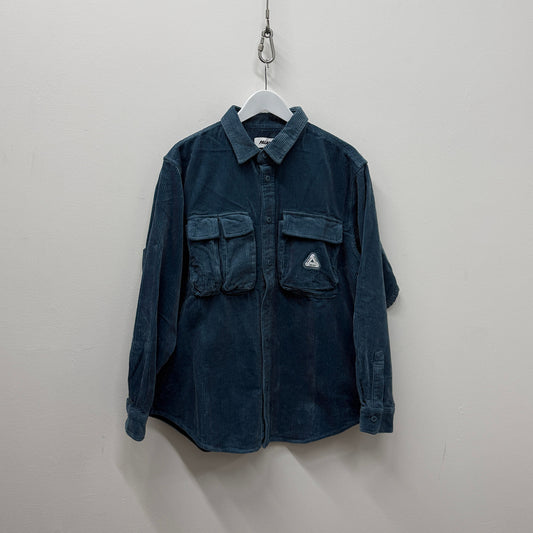 Palace Cargo Cord Shirt 'Blue'
