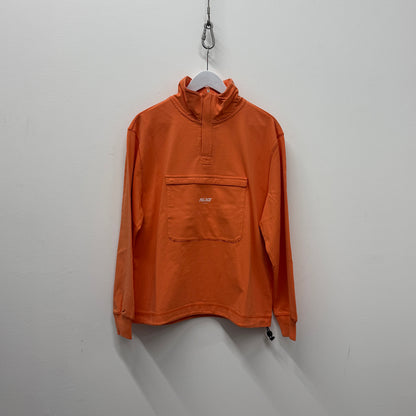 Palace Quarter Zip Washed Funnel 'Orange' FW23