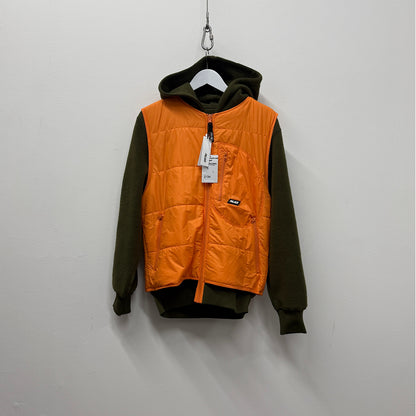 Palace Reversible Vest Hood 'Green and Orange'