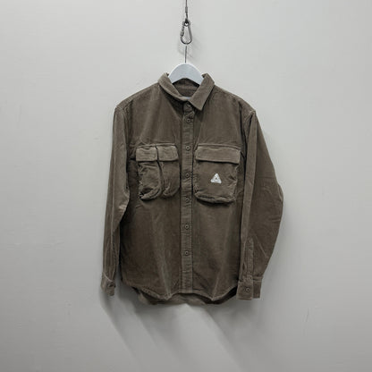 Palace Cargo Cord Shirt 'Stone'