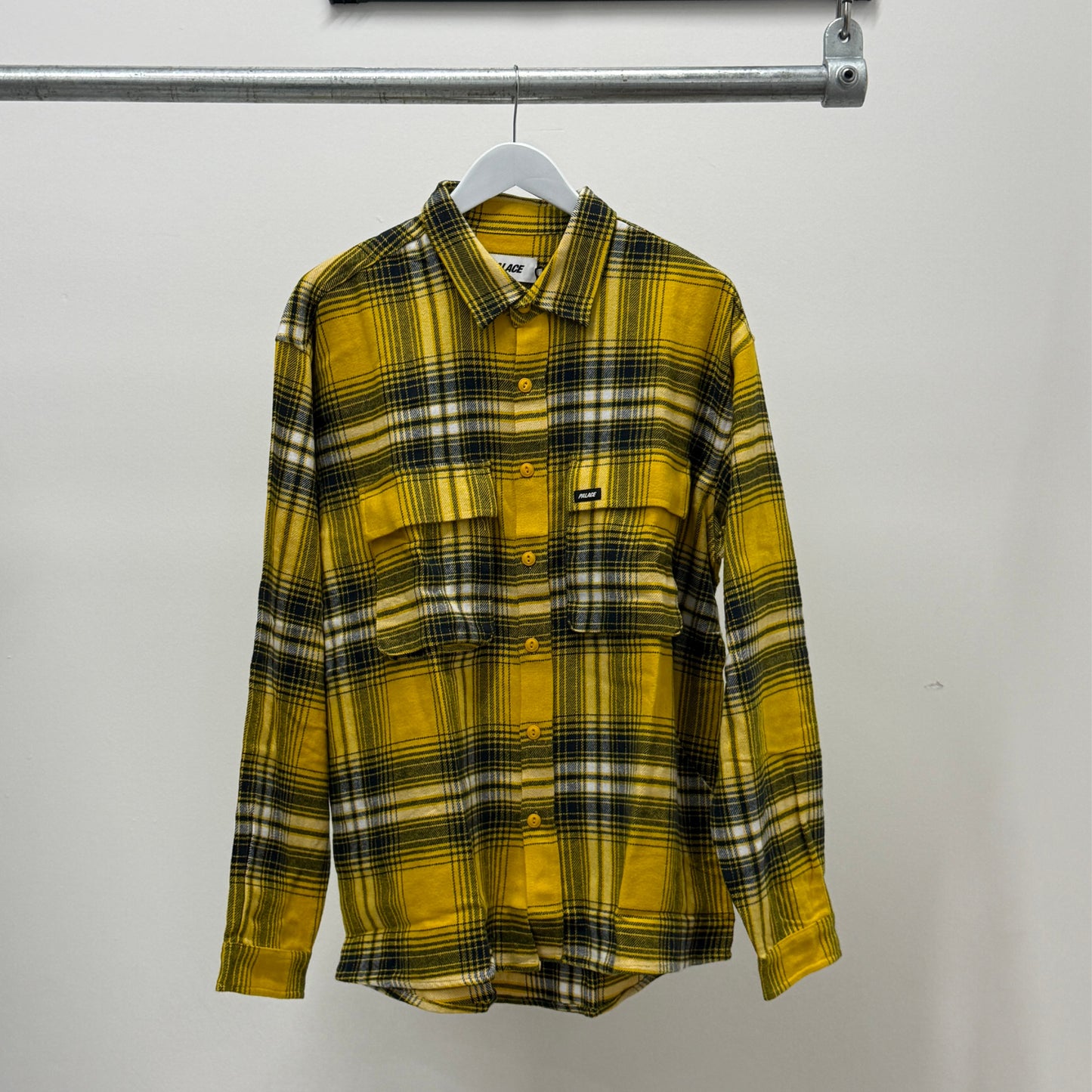 Palace Check Shirt 'Nectar Yellow'