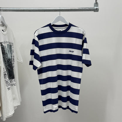 Palace Heavy Tri-Ferg T-Shirt 'Blue Striped'
