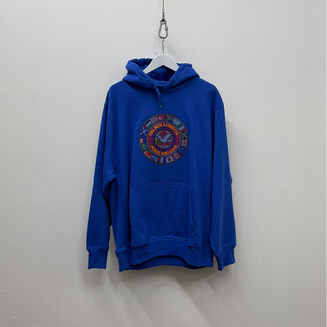 Palace Nations Hooded Sweatshirt 'Blue'