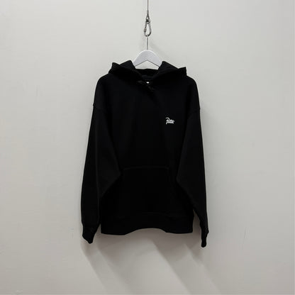 Patta Bark Boxy Hooded Sweater 'Black'