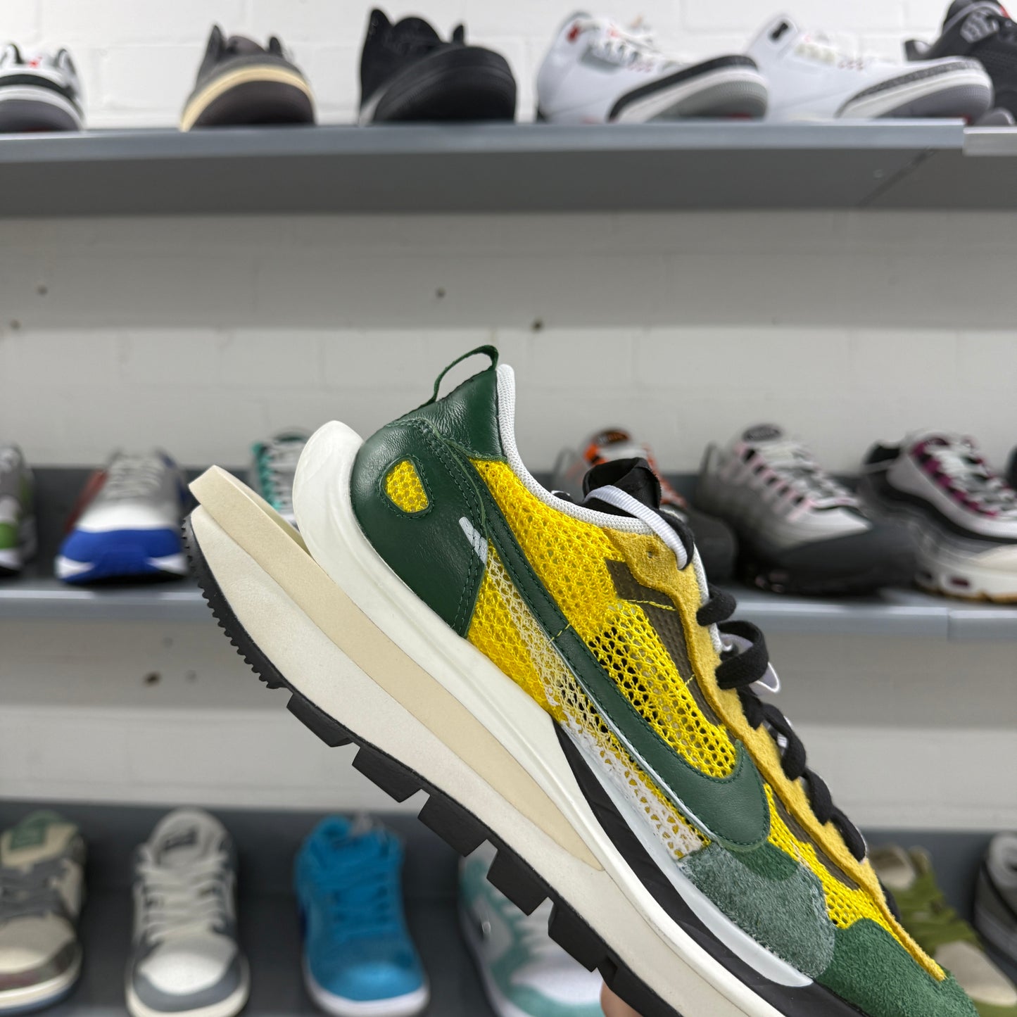 Nike x Sacai Vaporwaffle 'Tour Yellow'