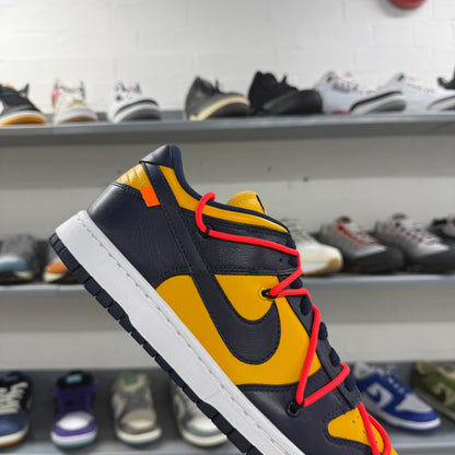 Nike x Off White Dunk Low 'Michigan'