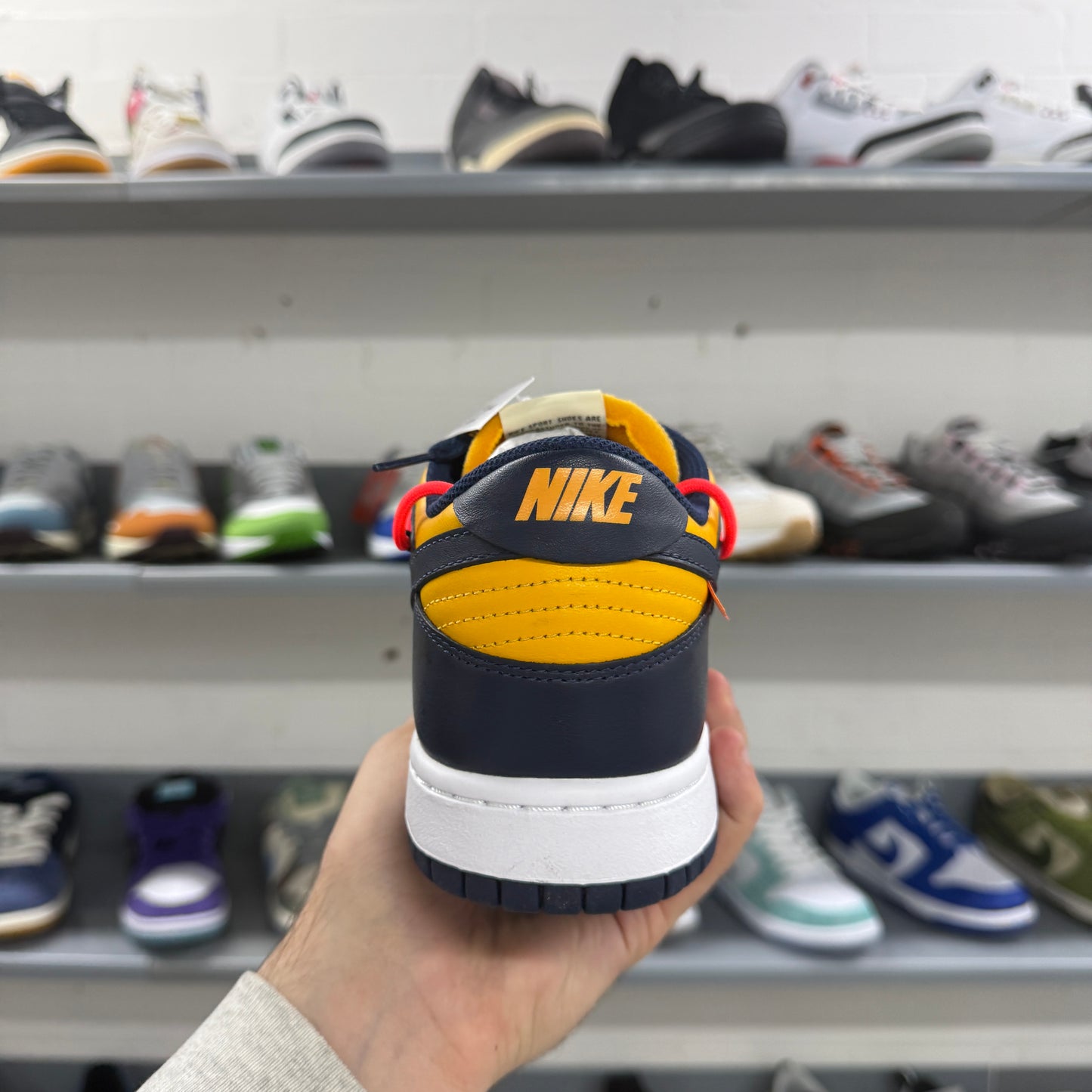 Nike x Off White Dunk Low 'Michigan'