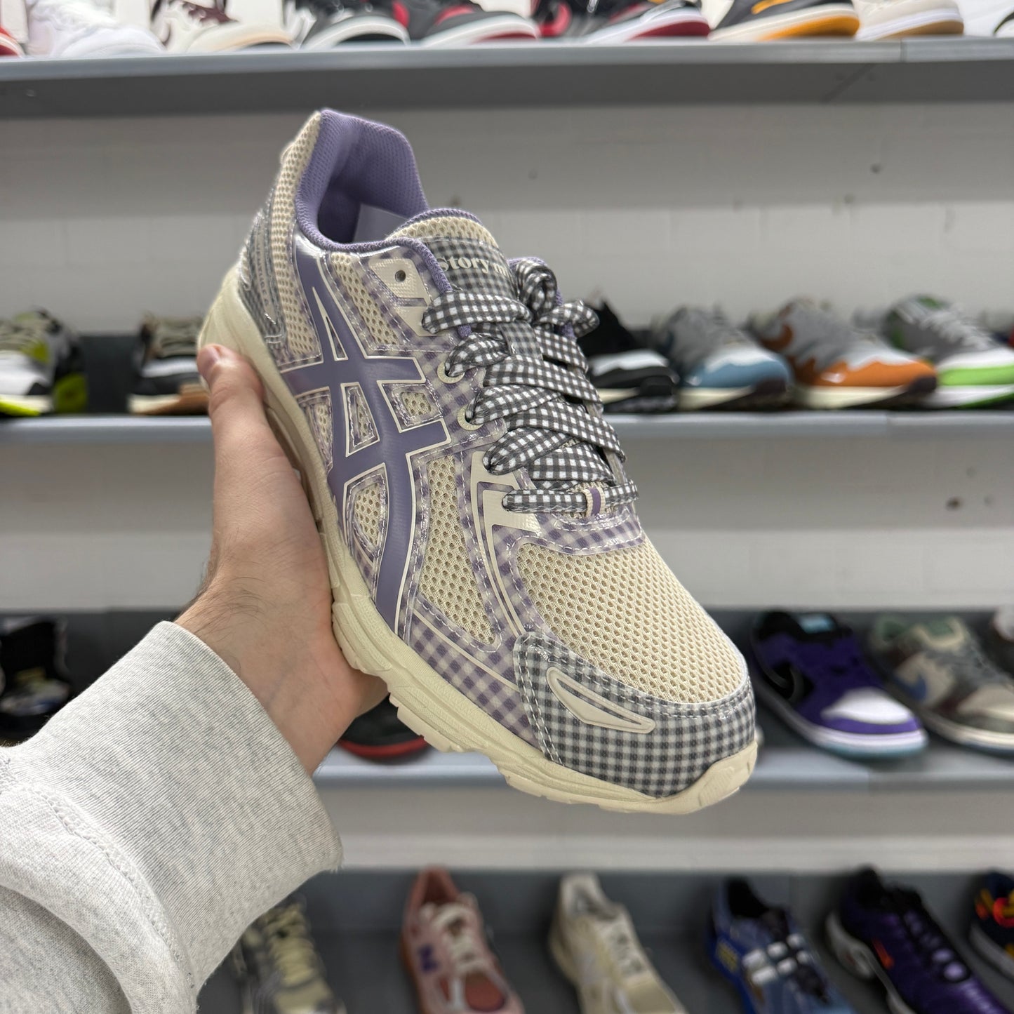 Asics x Story MFG Gel Venture 6 ' Vanilla Violet Quartz'