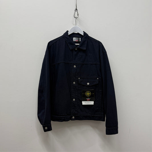 Supreme x Stone Island Bull Denim TC Jacket 'Navy'