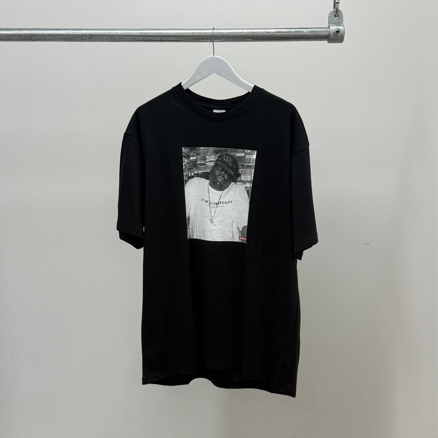 Supreme x Jordan Biggie Smalls T-Shirt 'Black'