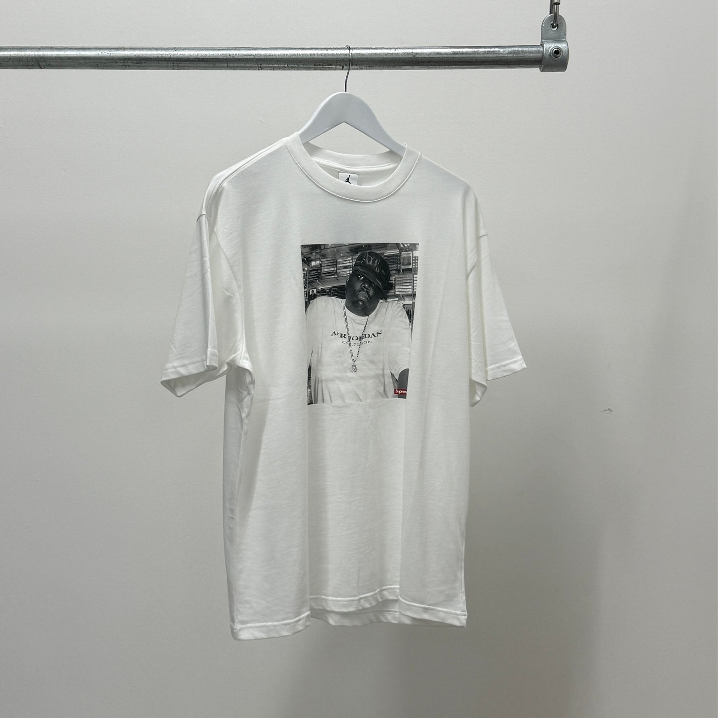 Supreme x Jordan Biggie Smalls T-Shirt 'White'
