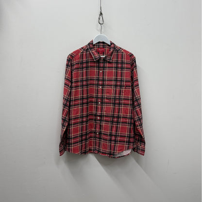 Supreme Plaid Printed Shirt 'Red'