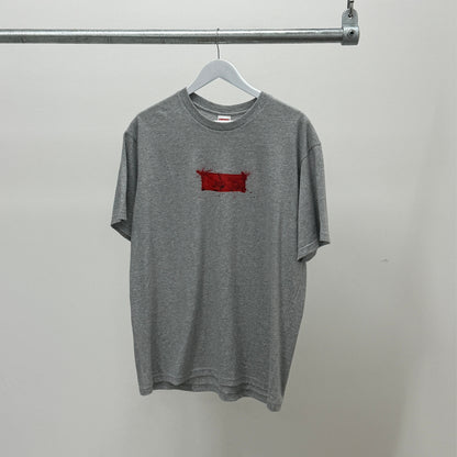 Supreme SS22 Ralph Steadman Box Logo T-Shirt 'Grey'
