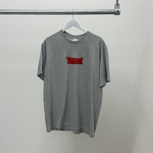 Supreme SS22 Ralph Steadman Box Logo T-Shirt 'Grey'