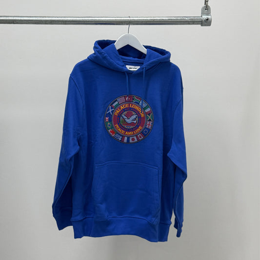 Palace Nations Hooded Sweatshirt 'Blue'