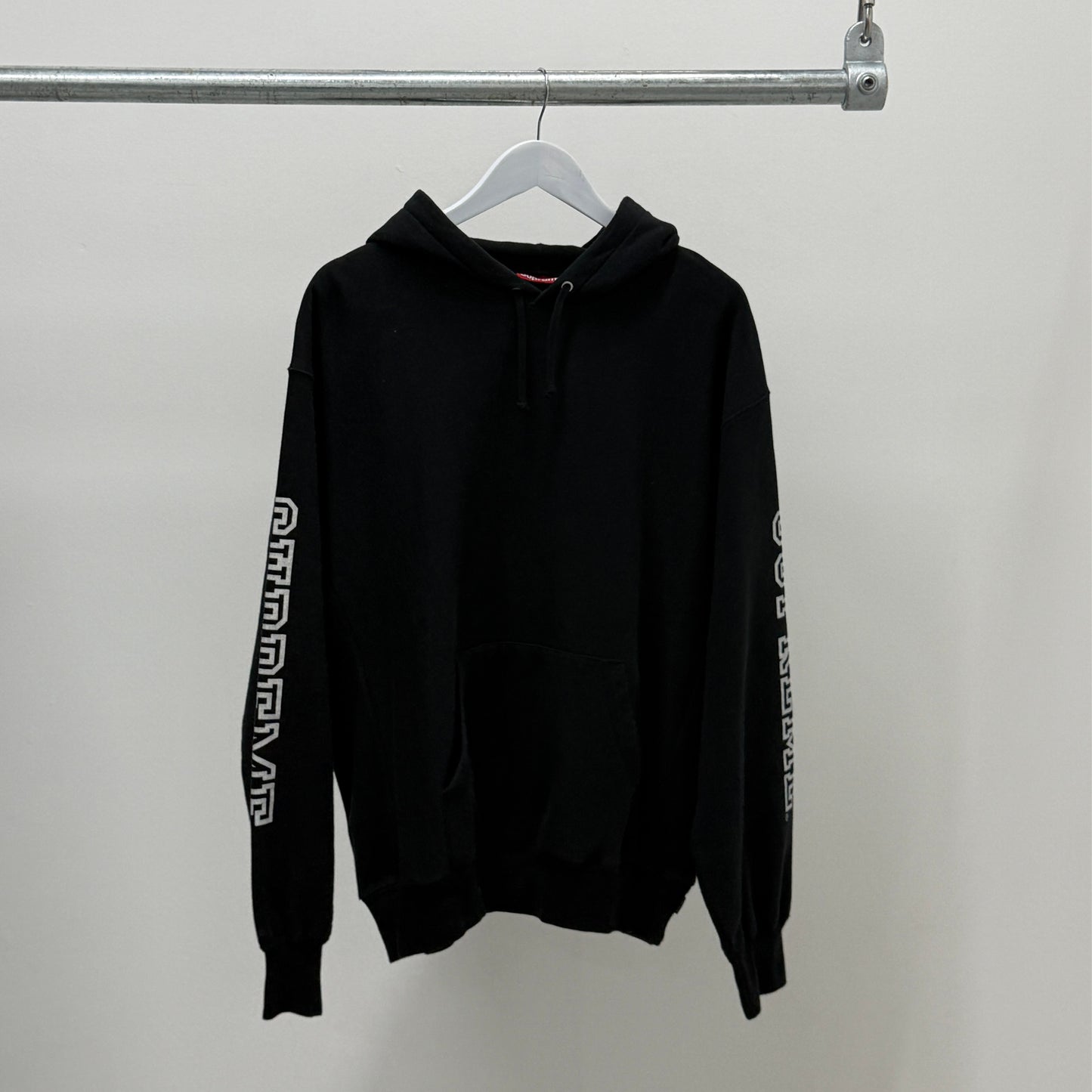 Supreme Collegiate Sleeve Hooded Sweatshirt 'Black'