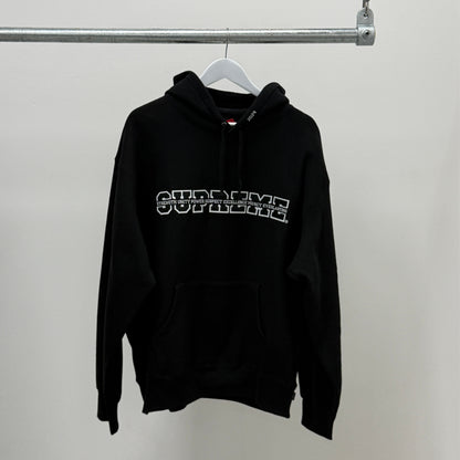 Supreme Collegiate Acronym Hooded Sweatshirt "Black'